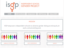 Tablet Screenshot of genderproject.com
